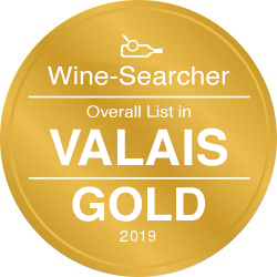 Hischier Weine wurde von Wine Searcher mit der Goldmedaille als bester Online Weinhandel im Wallis ausgezeichnet.